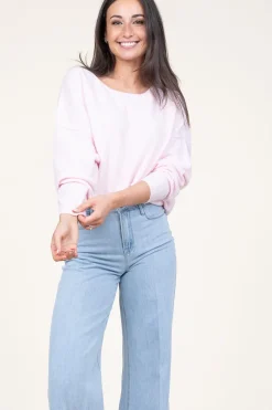 Knitted Sweater Damsville | Baby Pink... | American Vintage | Little Soho