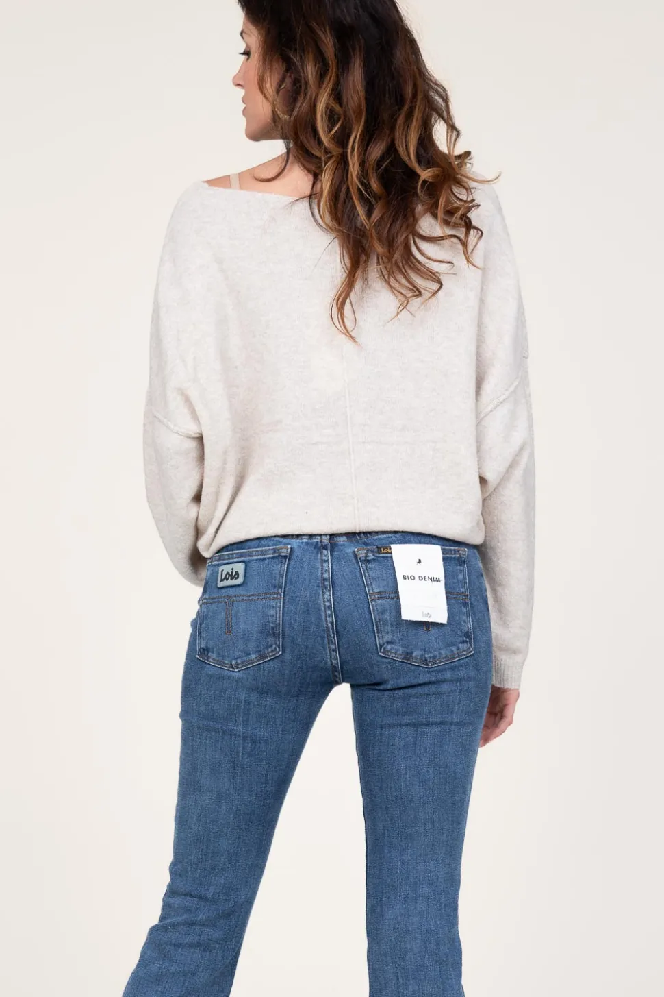 Knitted Sweater Damsville | Beige... | American Vintage | Little Soho