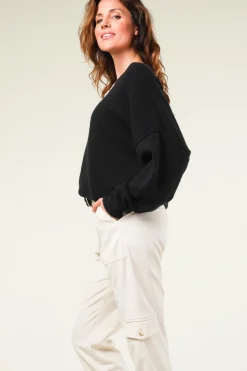 Knitted Sweater Damsville | Black... | American Vintage | Little Soho