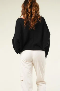 Knitted Sweater Damsville | Black... | American Vintage | Little Soho