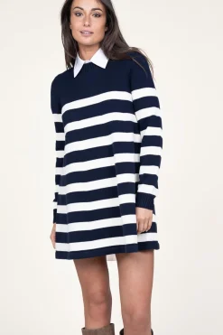 Knitted Tunic Dress Marantonia | Blue... | Ba&Sh | Little Soho