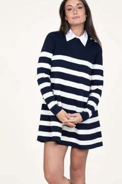 Knitted Tunic Dress Marantonia | Blue... | Ba&Sh | Little Soho