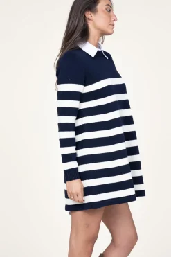 Knitted Tunic Dress Marantonia | Blue... | Ba&Sh | Little Soho