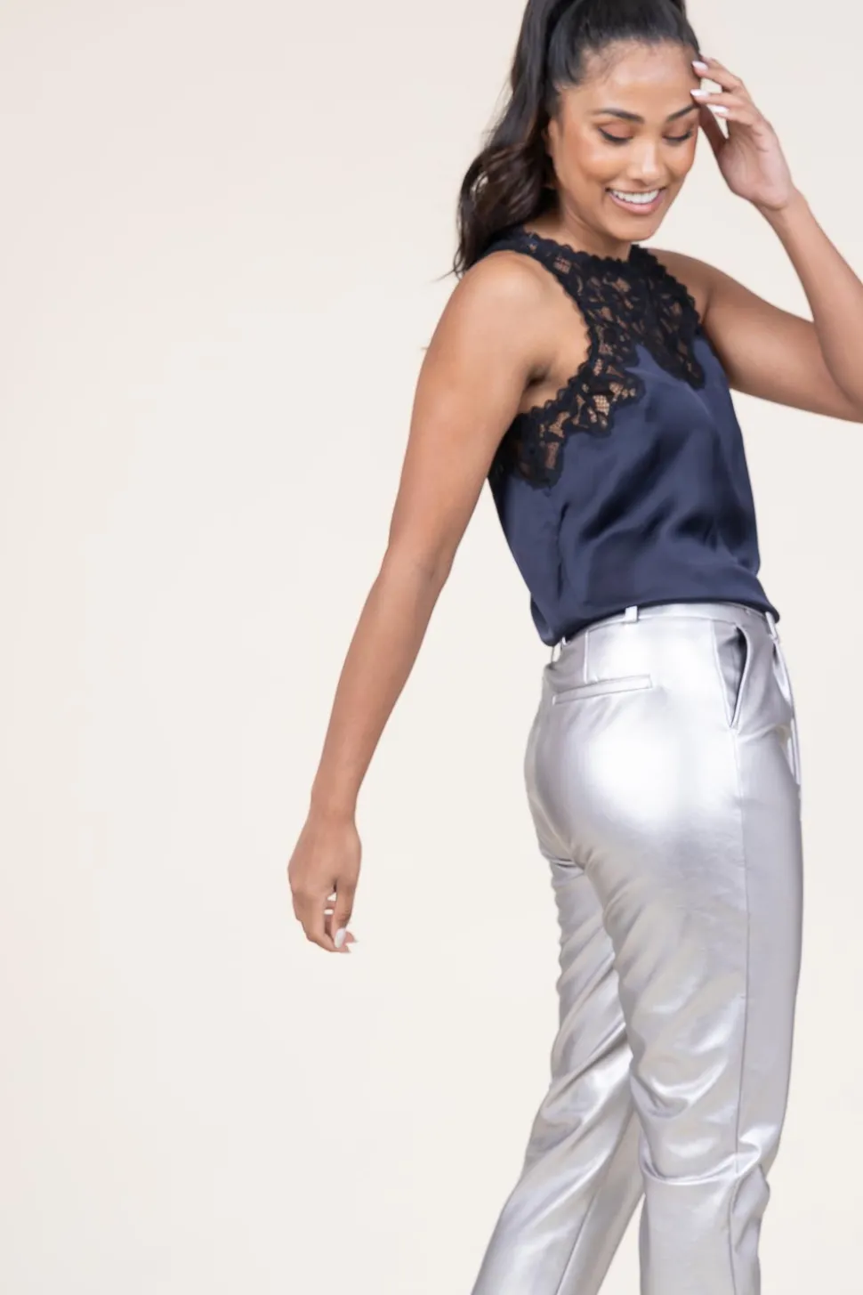 Lace Top Clea | Blue... | Ba&Sh | Little Soho