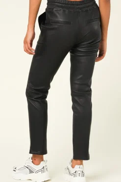 Lamb Leather Stretch Jogger Naomi | Black... | Studio Ar | Little Soho