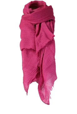 Large Soft Wool Blend Scarf Lilly | Pink... | Moment Amsterdam | Little Soho