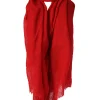 Large Soft Wool Blend Scarf Lilly | Red... | Moment Amsterdam | Little Soho