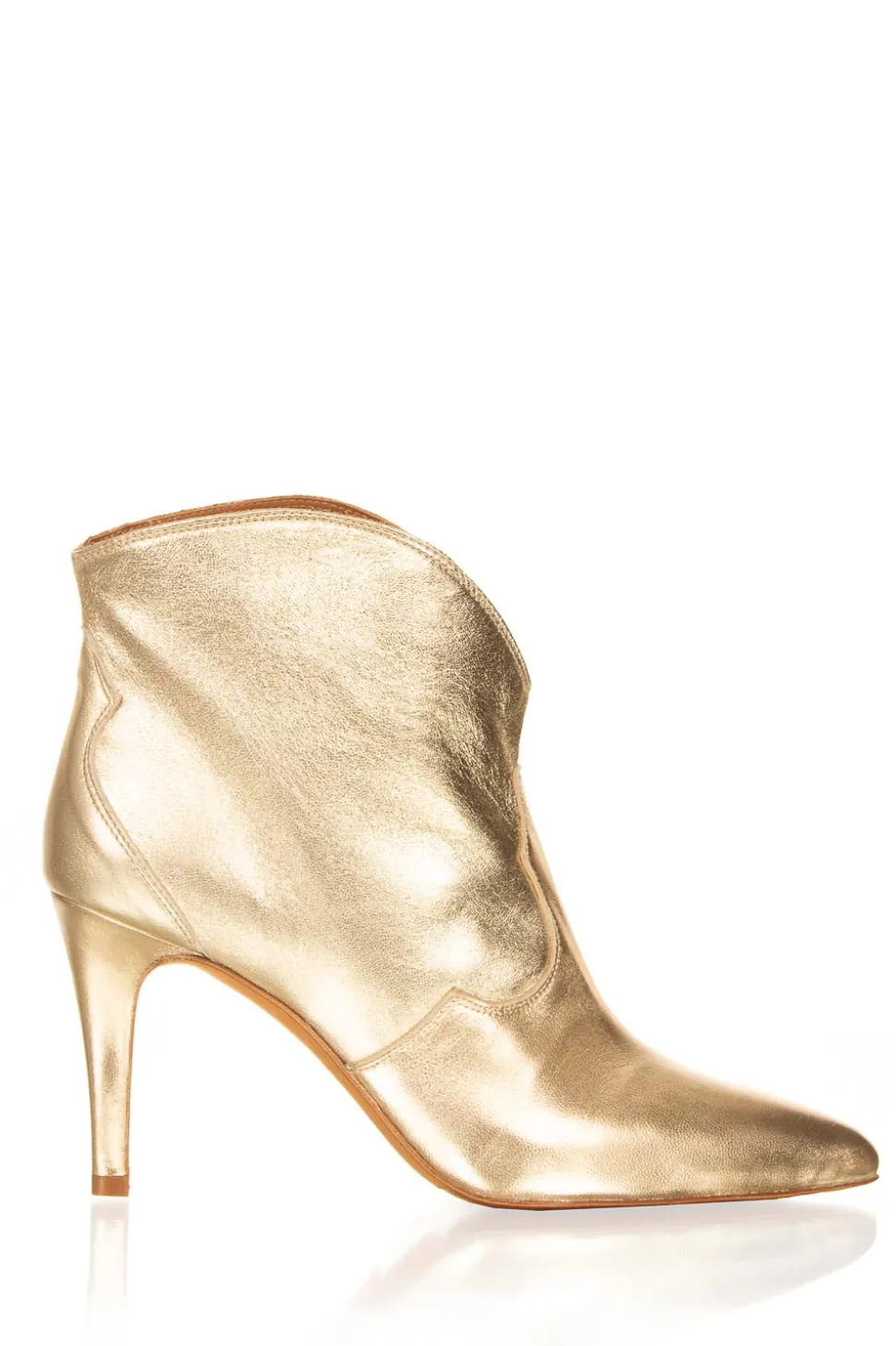 Leather Ankle Boots Soraya | Gold... | Toral | Little Soho