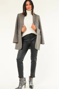 Leather Ankle Boots Soraya | Metallic Silver... | Toral | Little Soho