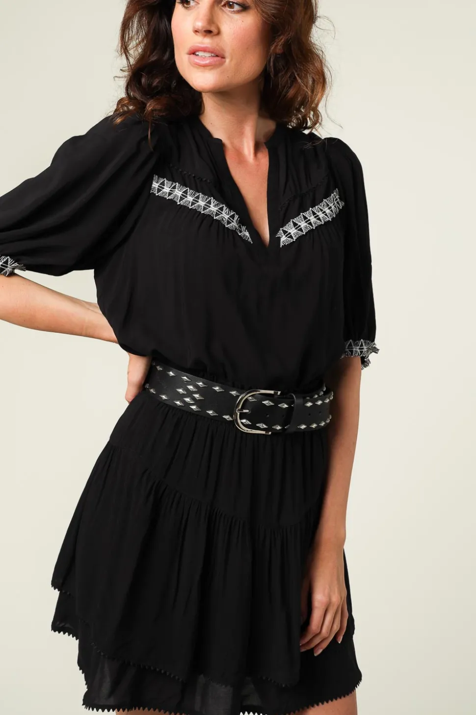 Leather Belt Cinque | Black... | Dante 6 | Little Soho