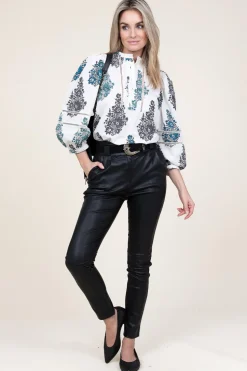 Leather Braided Flats Magda | Black... | Toral | Little Soho