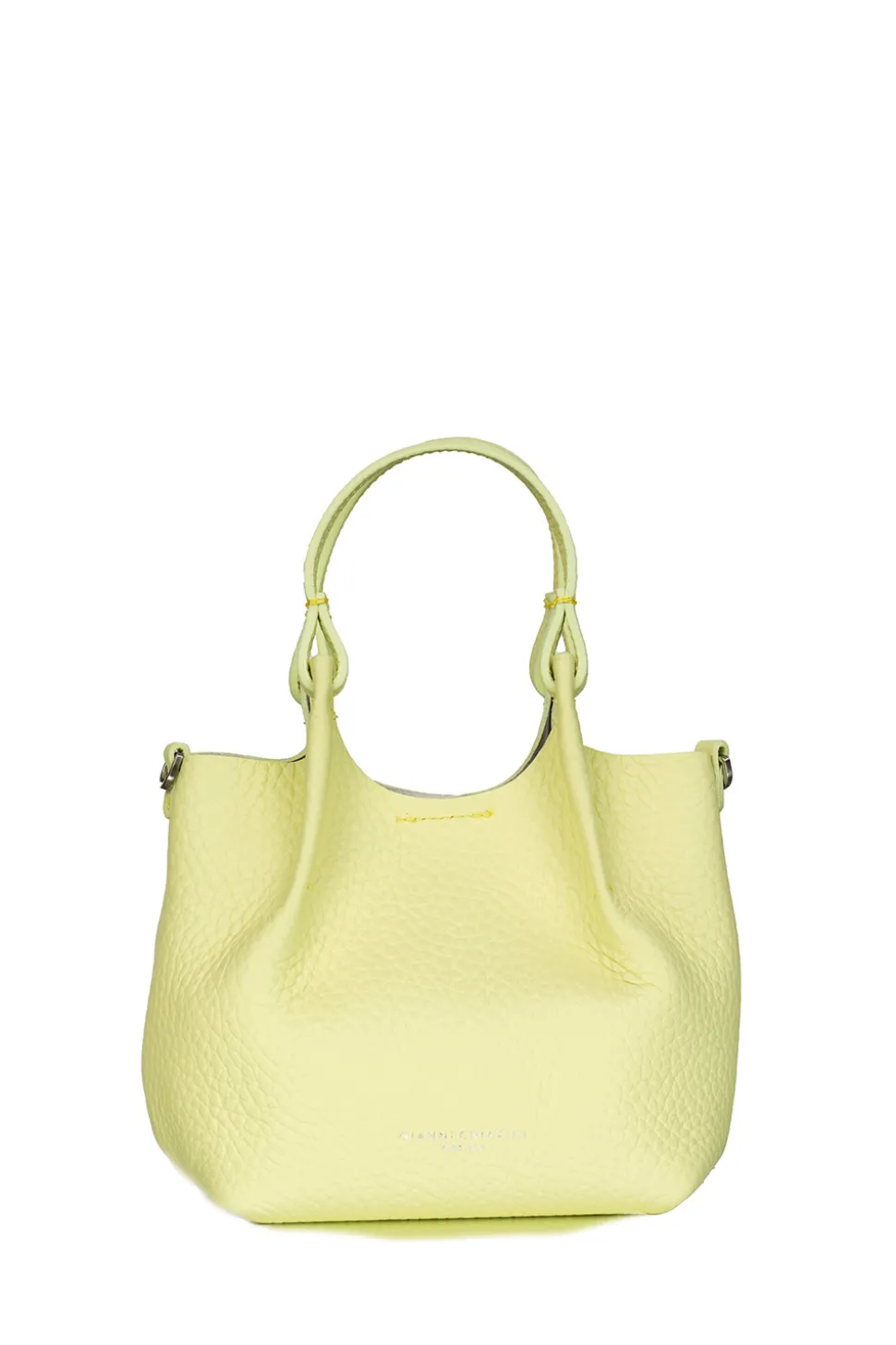 Leather Handbag Dua Small | Yellow... | Gianni Chiarini | Little Soho