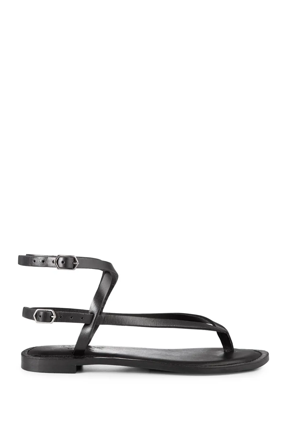 Leather Hand Made Sandals Olive | Black... | Ivylee Copenhagen | Little Soho
