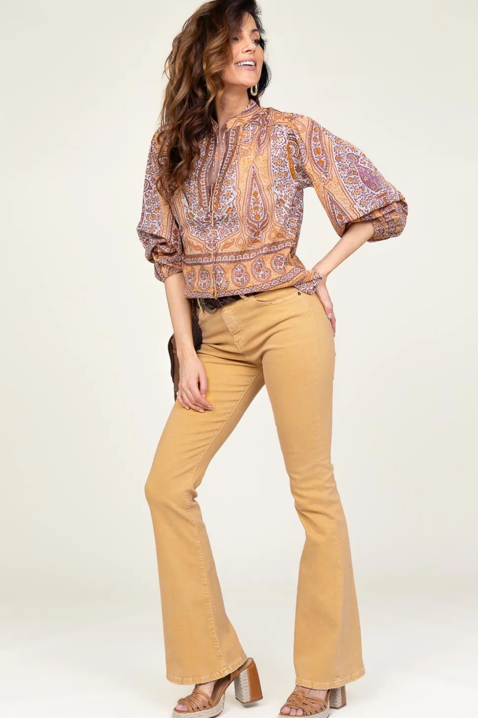 Leather Platform Sandals Vernia | Camel... | Castaner | Little Soho