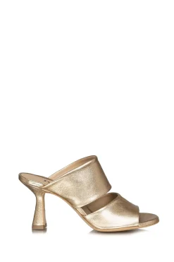 Leather Sandals Marilyn | Gold... | Ivylee Copenhagen | Little Soho