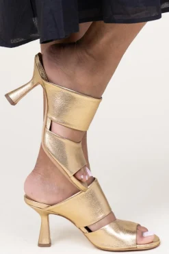 Leather Sandals Marilyn | Gold... | Ivylee Copenhagen | Little Soho