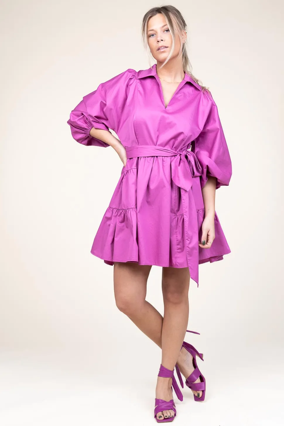 Leather Sandals Ziya | Pink... | Dante 6 | Little Soho