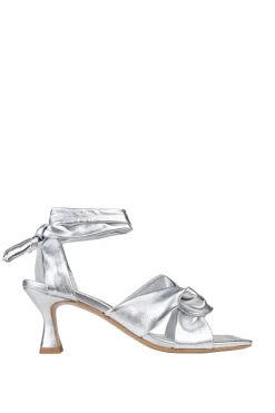 Leather Sandals Ziya | Silver... | Dante 6 | Little Soho