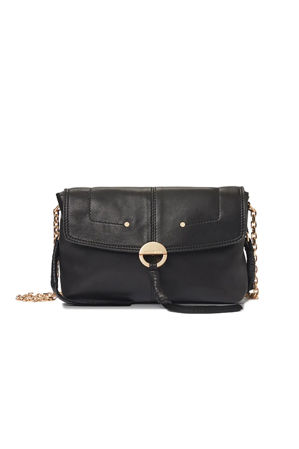 Leather Schoudertas Othilia Small | Black... | Vanessa Bruno | Little Soho