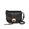 Leather Shoulder Bag Havane | Black... | Vanessa Bruno | Little Soho