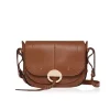 Leather Shoulder Bag Havane | Camel... | Vanessa Bruno | Little Soho