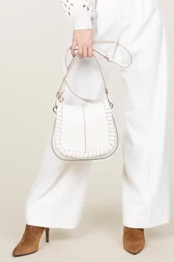 Leather Shoulder Bag Helena | Natural... | Gianni Chiarini | Little Soho