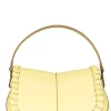 Leather Shoulder Bag Helena | Yellow... | Gianni Chiarini | Little Soho