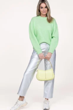 Leather Shoulder Bag Helena | Yellow... | Gianni Chiarini | Little Soho