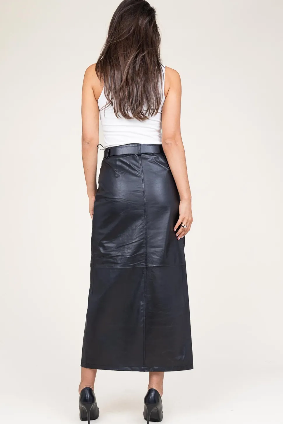 Leather Skirt Lima | Black... | Alter Ego | Little Soho