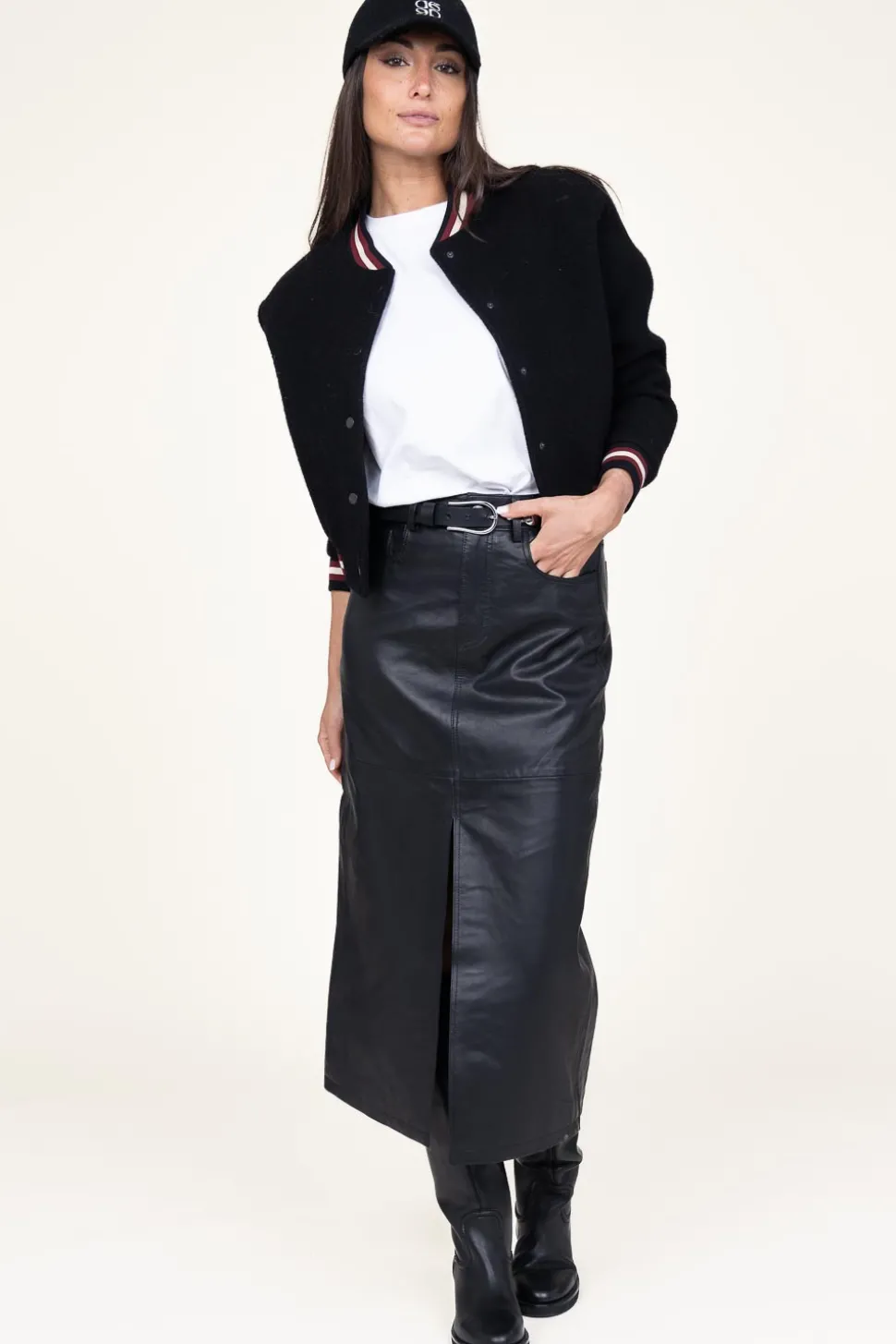 Leather Skirt Phoebe | Black... | Co'Couture | Little Soho