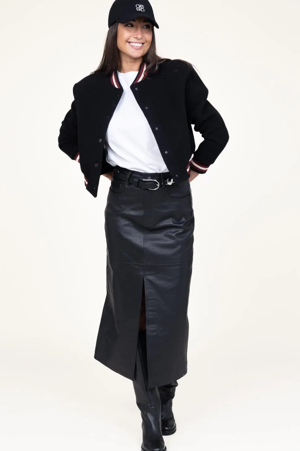 Leather Skirt Phoebe | Black... | Co'Couture | Little Soho