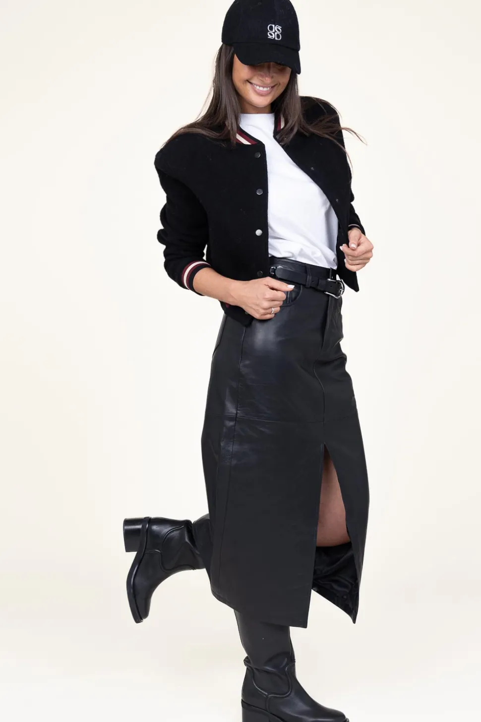 Leather Skirt Phoebe | Black... | Co'Couture | Little Soho