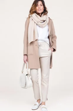Leather Stretch Jogger Naomi | Natural... | Studio Ar | Little Soho