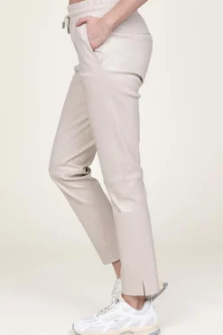 Leather Stretch Jogger Naomi | Natural... | Studio Ar | Little Soho