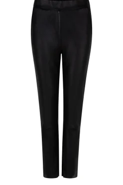 Leather Stretch Leggings Lebon | Black... | Dante 6 | Little Soho