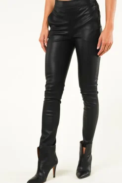 Leather Stretch Leggings Lebon | Black... | Dante 6 | Little Soho