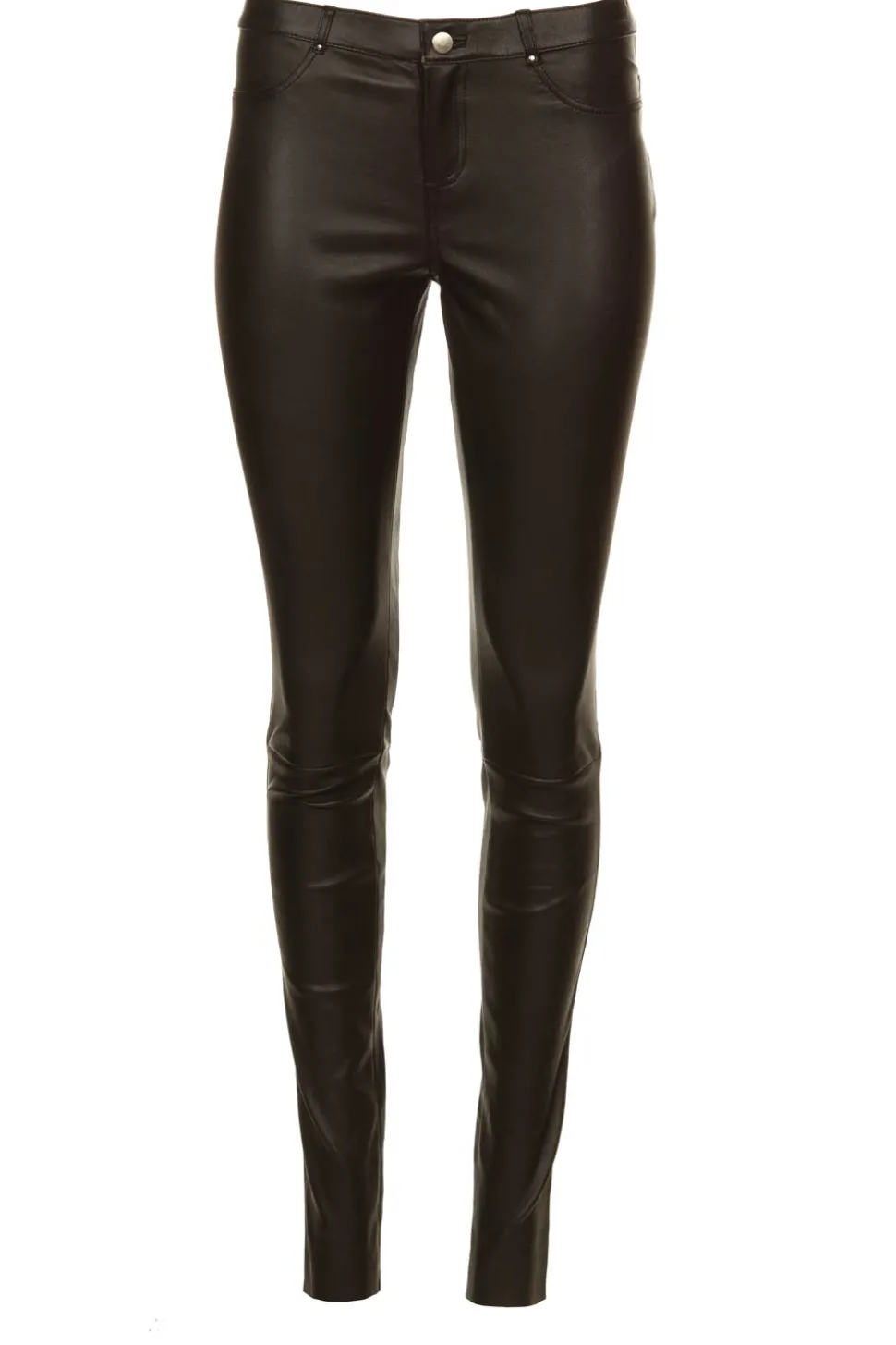 Leather Stretch Pants Passion | Black... | Ibana | Little Soho