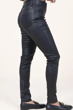 Leather Stretch Pants Passion | Black... | Ibana | Little Soho