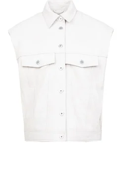 Leather Waistcoat Caro | Natural... | Alter Ego | Little Soho