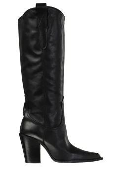 Leather Western Boots Ana | Black... | Toral | Little Soho