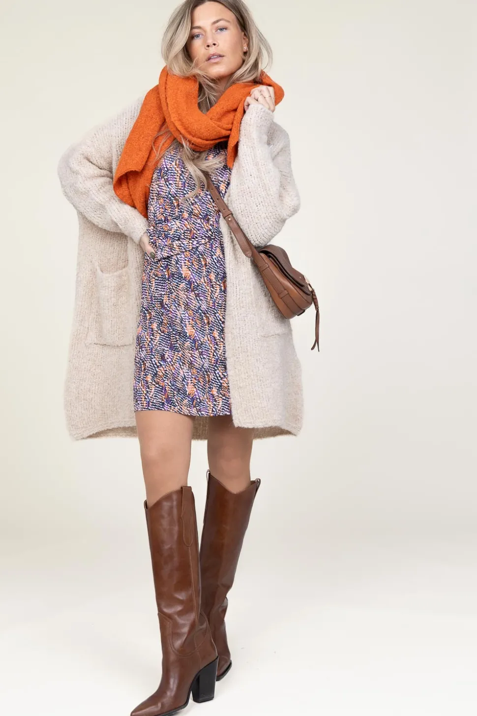 Leather Western Boots Ana | Brown... | Toral | Little Soho