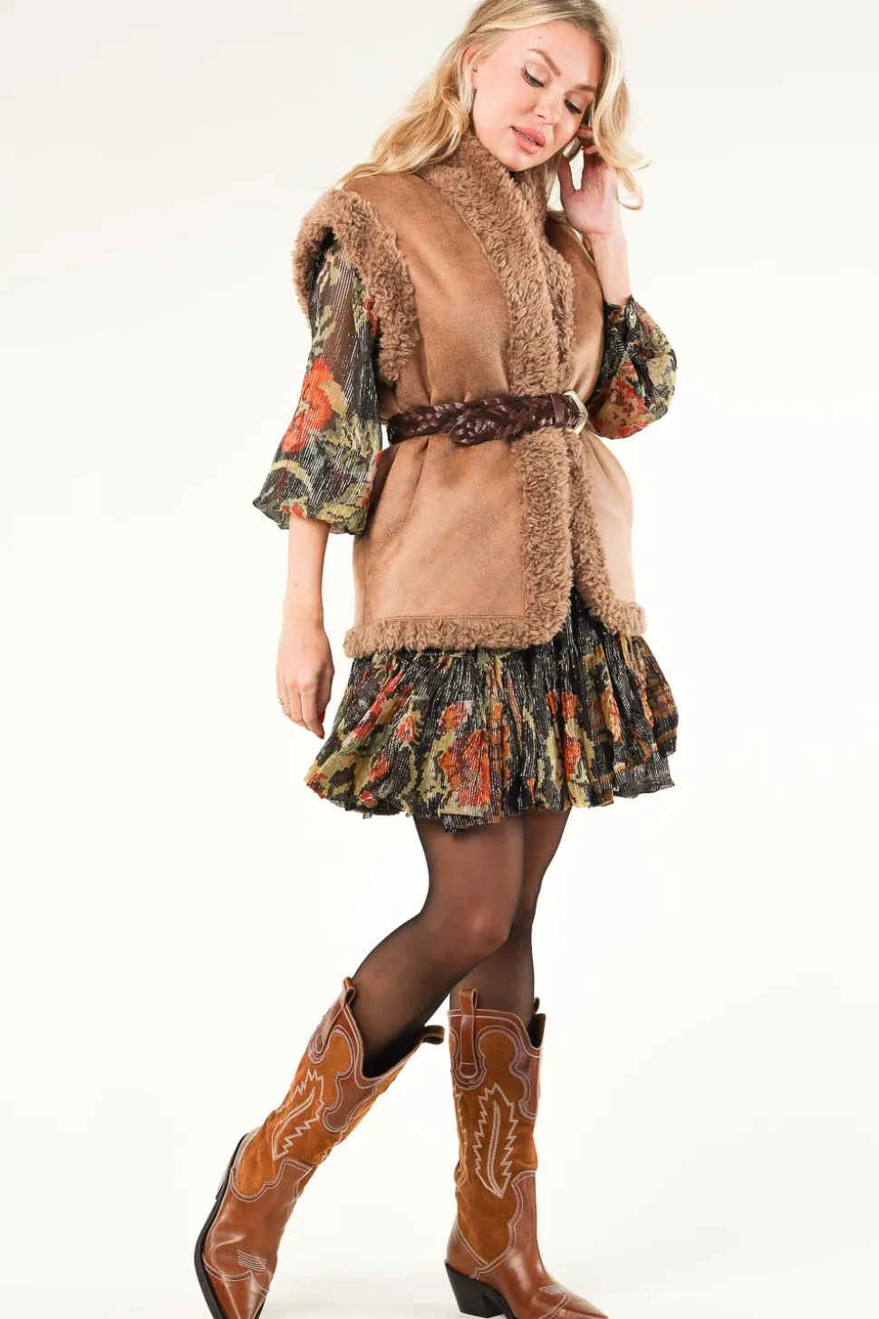 Leathe Western Boots Motto | Camel... | Toral | Little Soho