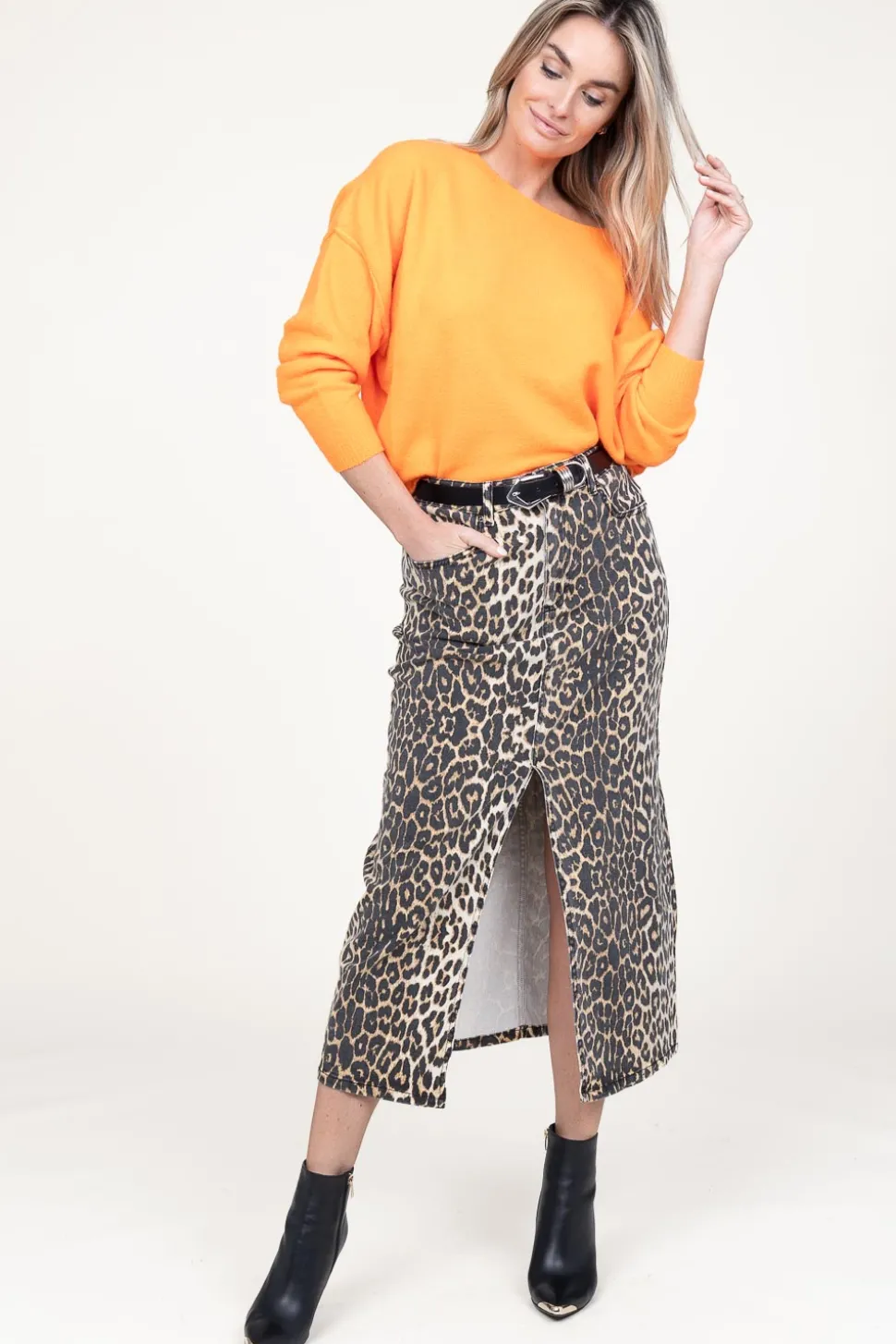 Leopard Print Maxi Skirt Leo | Animal Print... | Co'Couture | Little Soho