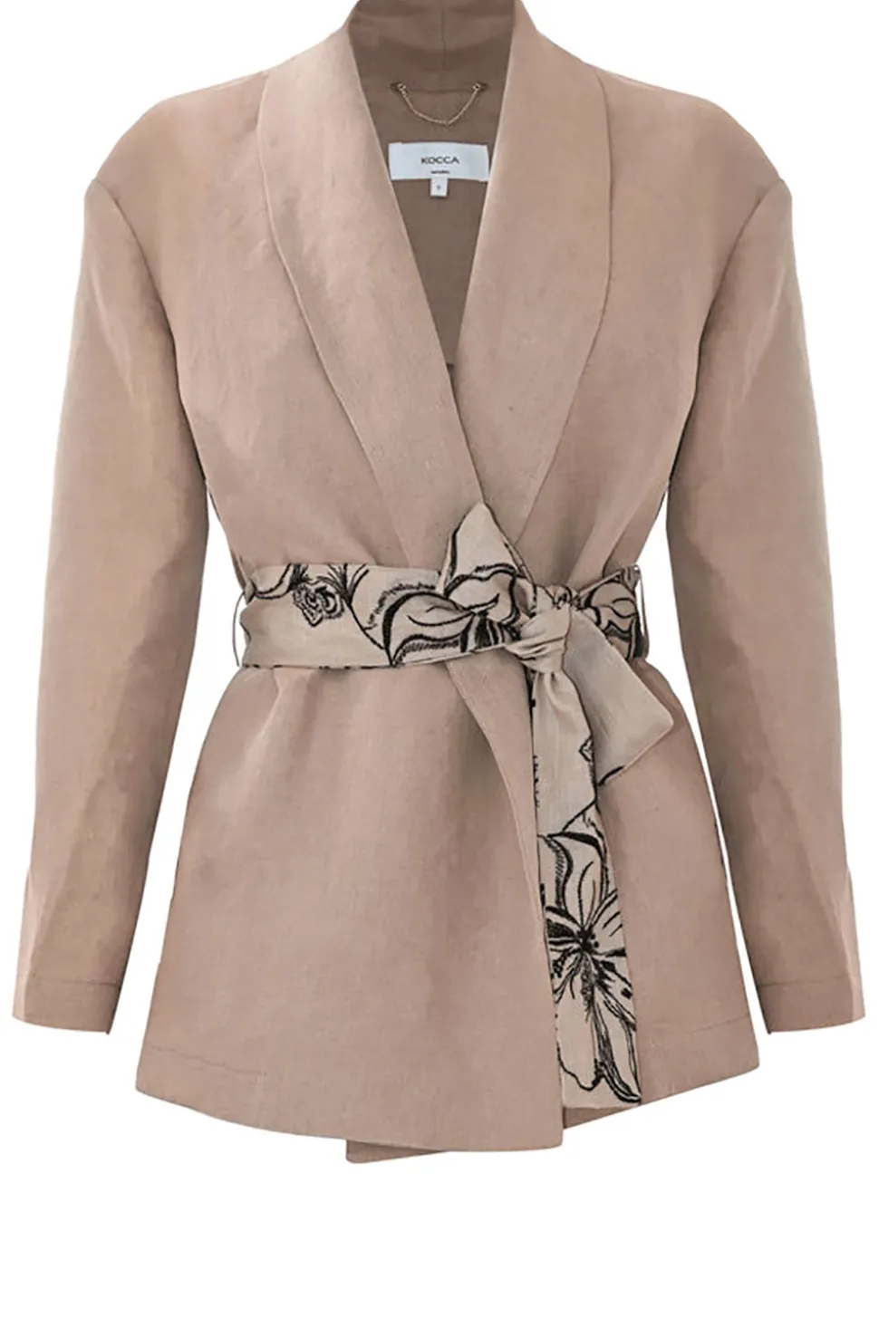 Linen Blend Jacket Erianna | Beige... | Kocca | Little Soho