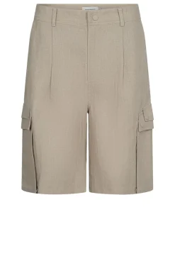 Linen Cargo Short Natuli | Beige... | Copenhagen Muse | Little Soho