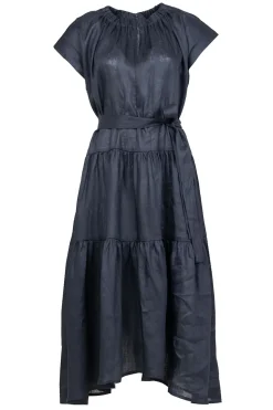 Linen Dress Grace | Black... | Greek Archaic Kori | Little Soho
