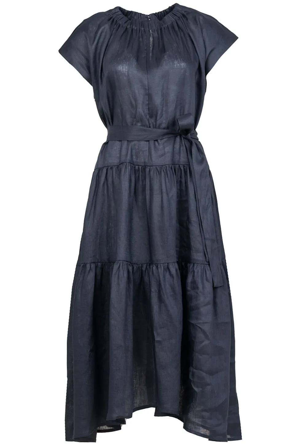 Linen Dress Grace | Black... | Greek Archaic Kori | Little Soho