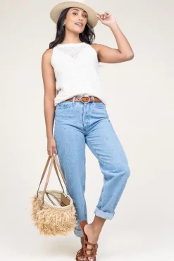 Linen Mix Top Shayke | Natural... | Louizon | Little Soho