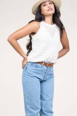 Linen Mix Top Shayke | Natural... | Louizon | Little Soho