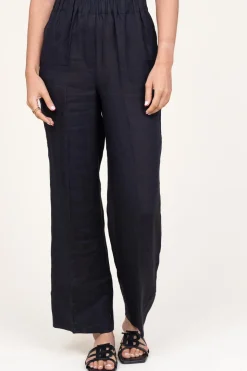 Linen Pants Rena | Black... | Greek Archaic Kori | Little Soho